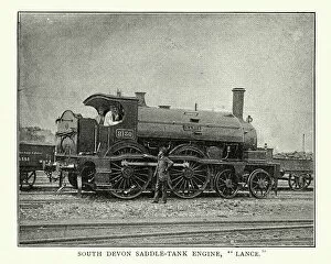 Great Western Railway (GWR) Collection: South Devon Railway Leopard class Saddle Tank Engine