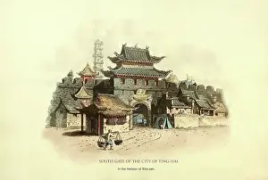 Chinese Prints: South Gate of the City of Ting-Hai