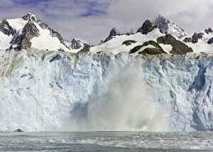Climate Change Gallery: South Georgia, Salvesen Range, Twitcher Glacier calving
