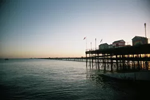 Southend-on-Sea Collection: Southend on Sea Pier at Sunset