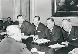 Richmond Prints: Four Southern Governors Participating in a Meeting