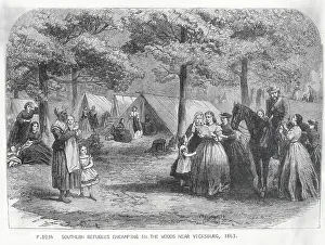 Southern Refugee Families Camping