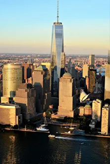 Jerry Trudell Aerial Photography Collection: Southern tip of Manhattan