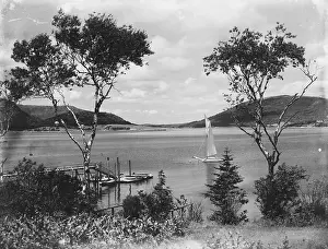 Southwest Harbor Looking Toward Somes Sound in Maine