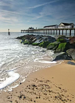 A fascinating collection of images featuring great British piers: Southwold Pier and Beach