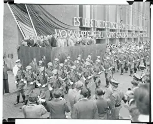 Soviet and East German Officials Reviewing a Parade