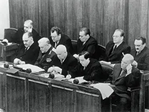 Soviet Presidium in Session