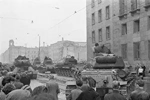 Uprising Prints: Soviet Tanks in Berlin