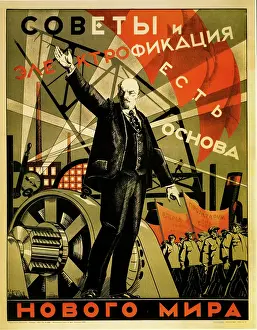 Communist Prints: Soviets & Electrification