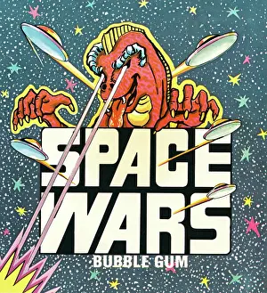 Monster Prints: Space Wars Bubble Gum