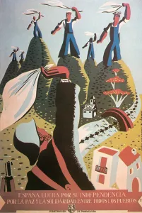T1671881 Prints: Spain Fights For Its Independence & Solidarity Among All Peoples
