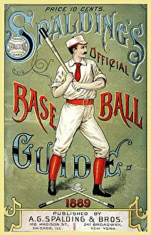Mustache Prints: Spalding Official Baseball Guide Cover