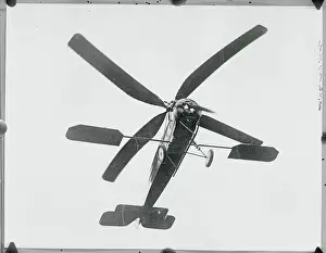 Spanish Helicopter Bird Flying Machine