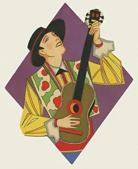 Bard Prints: Spanish Troubador