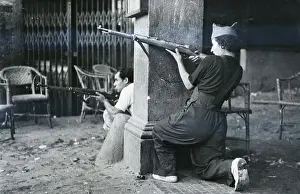 Rebel Prints: Spanish Woman In Actual Combat