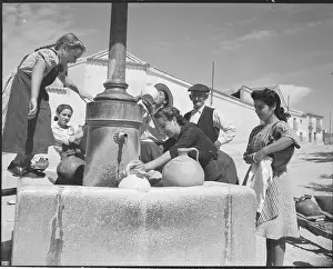 Spanish Women Drawing Water at a Well