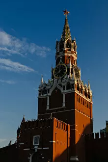 Images Dated 5th July 2015: Spasskaya Tower on the Red Square in Moscow, Russia