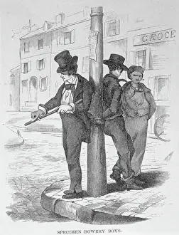 Poor Person Prints: Specimen Bowery Boys Engraving