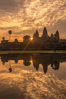 Popular Prints: The spectacular landscape of Angkor Wat the world heritage site of Cambodia during the sunrise