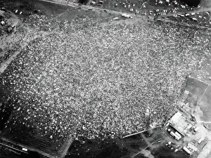 Woodstock Music Festival Prints: Spectators at the 1969 Woodstock Festival