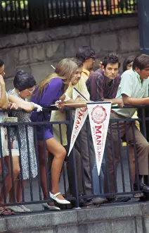 42nd Street Prints: Spectators After End of Parade