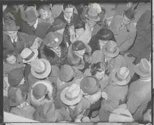 Flemington Prints: Spectators Outside of Lindbergh Trial