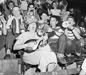 Spectators Playing Instruments