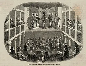 Stage Set Prints: Spectators at Stage Presentation