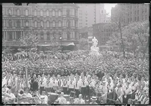 High School Prints: Spectators and Uniformed Choir Outdoor