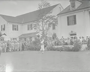 Ardmore Prints: Spectators Watching Bobby Jones Tee Off