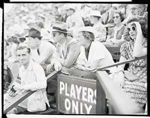 Chestnut Hill Prints: Spectators Watching Tennis National Doubles