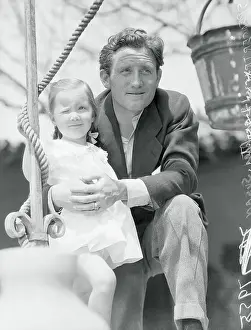 Spencer Tracy with Daughter