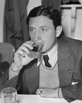 Spencer Tracy Drinking Water from a Glass
