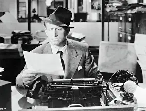 Spencer Tracy As Sports Writer In Movie