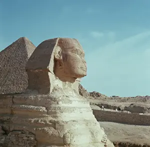 Huty25366 Prints: Sphinx & Cheops Pyramid