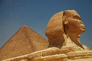 Images Dated 8th June 2010: Sphinx and Pyramid