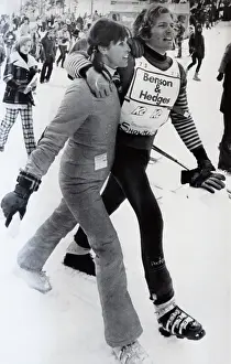 Spider Sabich Embracing Claudia Longet
