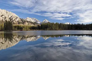 spillway lake in kananaskis country