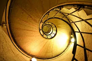 Spiral staircase background