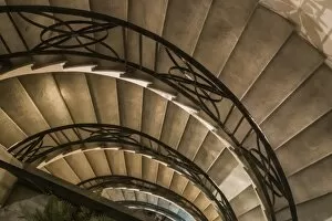 Spiral Staircase Collection: Spiral staircase, Rome, Lazio, Italy
