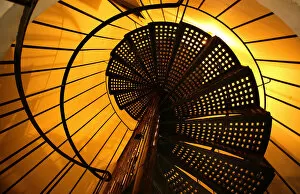Images Dated 26th February 2009: Spiral staircase, Shanghai, China