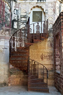 Railing Gallery: Spiral Stairway