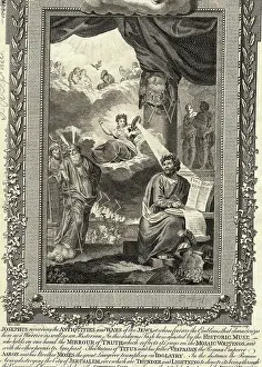 Spiritualistic Image with Josephus Flavius as Title