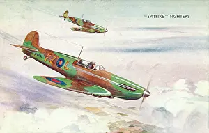 Metaphor Prints: Spitfire Fighters, c1940