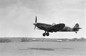 Warplane Prints: Spitfire Landing