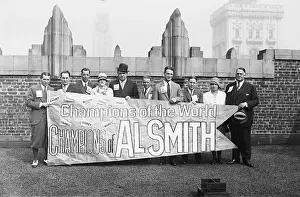 Sports Champs Showing Support for Al Smith