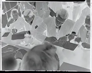William Walker Prints: Sportsmen Getting Their Physical Exams