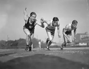 Sprinters Train for Olympics on Coast