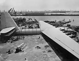 The Spruce Goose Under Construction