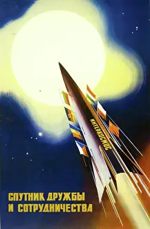 Communist Prints: Sputnick of Friendship & Cooperation